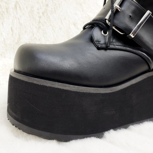 Brand New Trashville 518 Platform Goth Mens Knee Boots - Picture 13 of 13